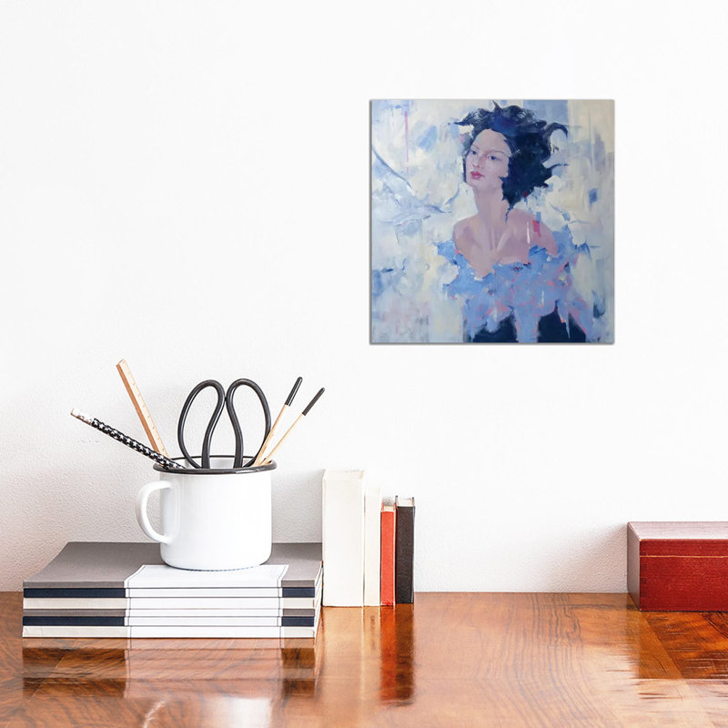 Wings by Li Zhou - Wrapped Canvas Gallery-Wrapped Canvas Giclée, 30.48 cm H x 30.48 cm W