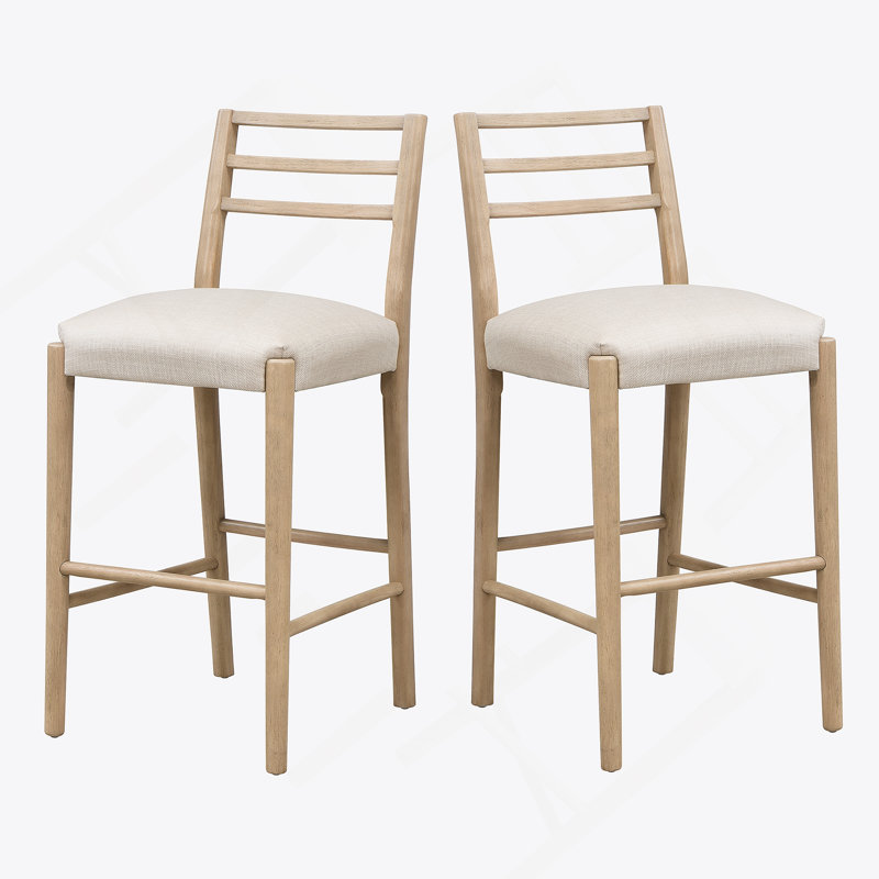 TABOURET DE BAR AVEC ÉCHELLE À ÉCHELLE (ENSEMBLE DE 2)