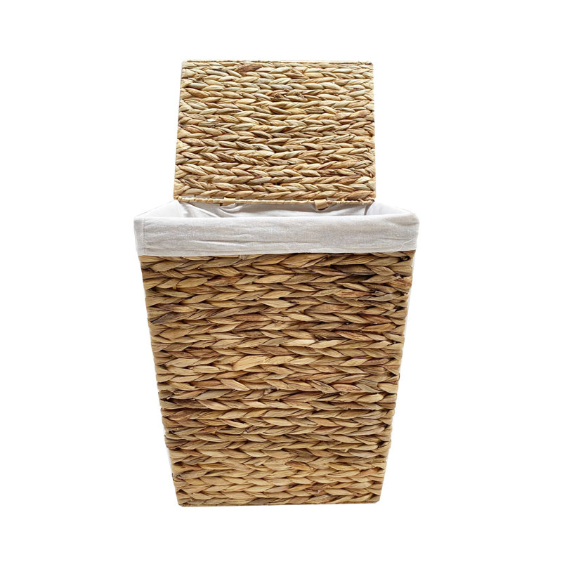 Wicker Laundry Basket, 55cm H x 45cm W x 36cm D
