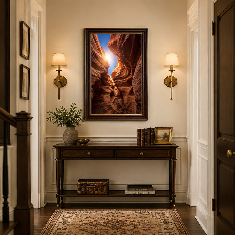 Art mural sur toile Sunlit, H 18 po x l 12 po