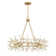 Once 8-Light Chandelier in Spun Gold by Breegan Jane