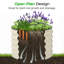 Lit de jardin surélevé en métal de 17 po de hauteur Aoodor-20921369
