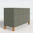 6-Drawer Storage Cabinet with Metal Handles and Wood Legs-134755634