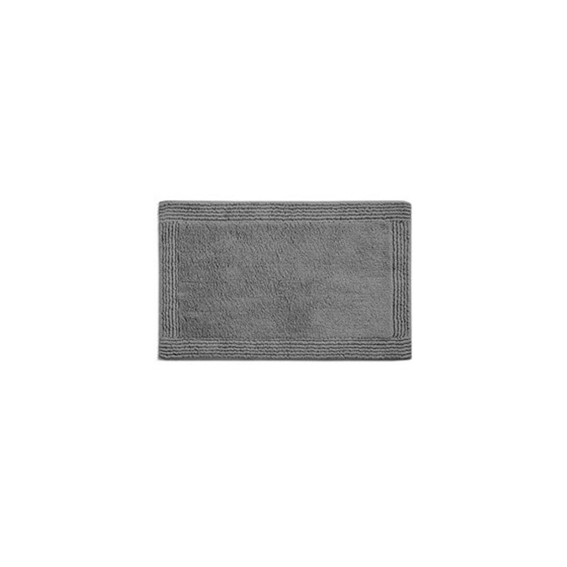100% Cotton Tufted 3000 GSM Reversible Bath Rug Charcoal 21X34"