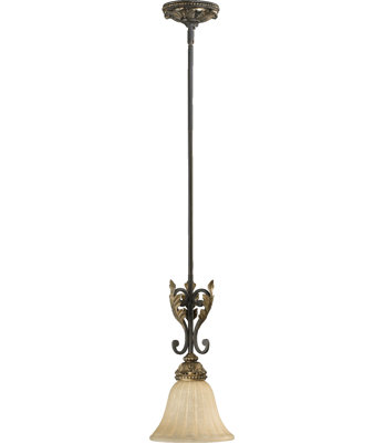 Araiz 1 - Light Toasted Sienna With Mystic Silver Single Pendant