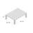 Cambridge Distressed Square Teak Coffee Table by Havenside Home