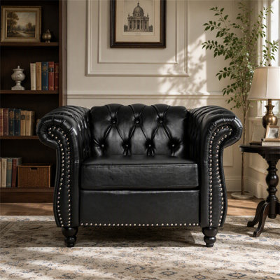 Fauteuil d'appoint l 39 po Chesterfield