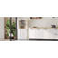 Modern Steel Corner Kitchen Pantry Cabinet with 4 Doors and 3 Shelves-1398225058