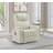 Armstrong Upholstered Power Lift Massage Recliner Ivory-531906689