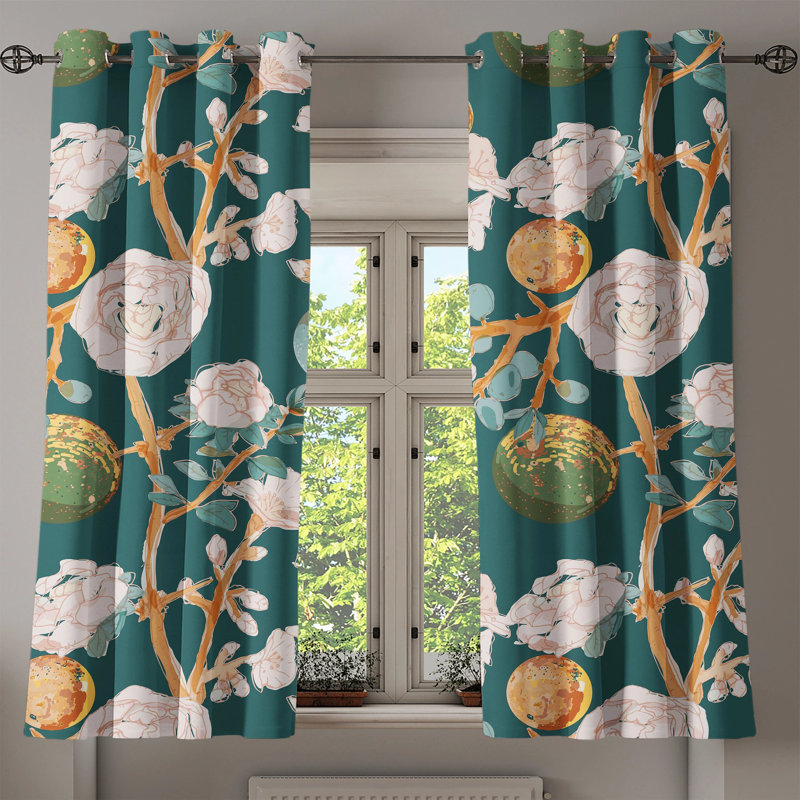 Vira Semi Sheer Curtain Pair