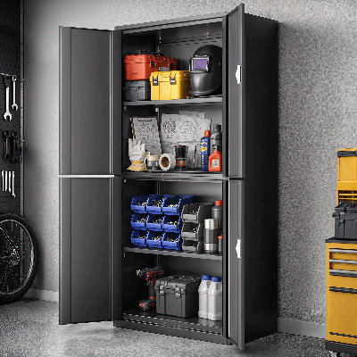 Metal Storage Cabinets With Lock by Bring Home Furniture