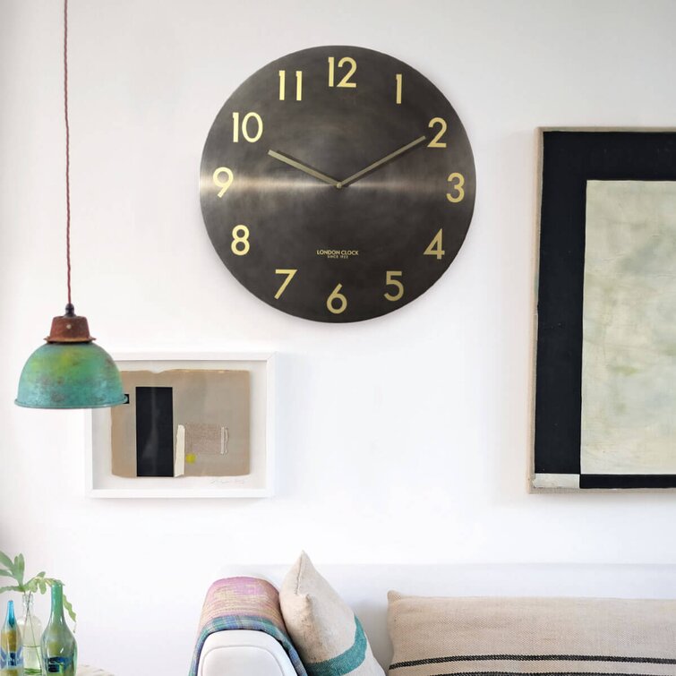 London Clock Company Metal Wall Clock & Reviews | Wayfair.co.uk