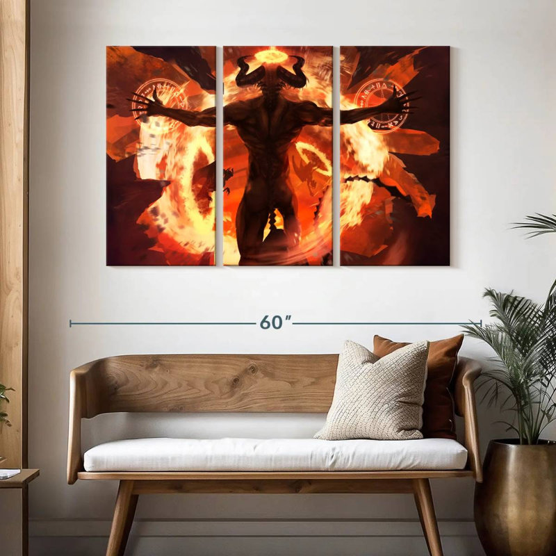 Kelan Demon, 32" H x 50" W