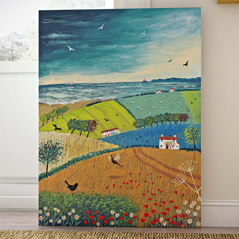 Jo Grundy - Painting on Canvas, 50cm H x 40cm W x 3.8cm D