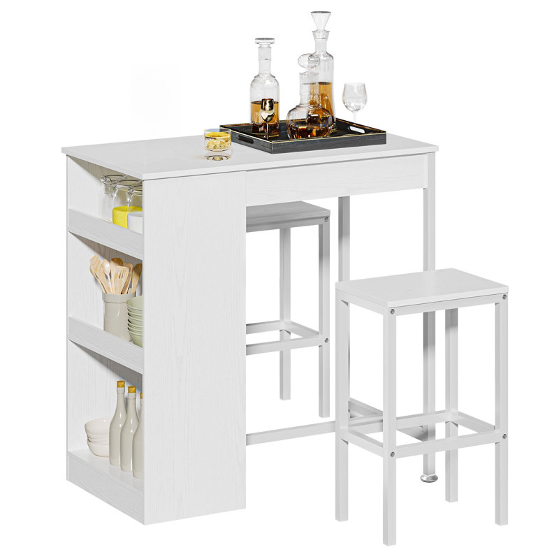 2 - Person Dining Set, White