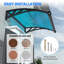 GUANSU-CN Polycarbonate Cover Retractable Door / Window Awning-124654892-124654893