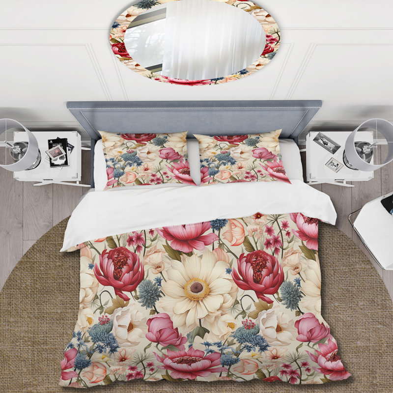 Ensemble de housse de couette en microfibre Native Grace, Housse de couette simple + 1 taie décorative stan