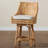Bhagipuri 360 Swivel Rattan Counter & Bar Stool-86454392