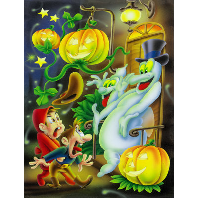 Yurig Double Sided Polyester Halloween Garden Flag