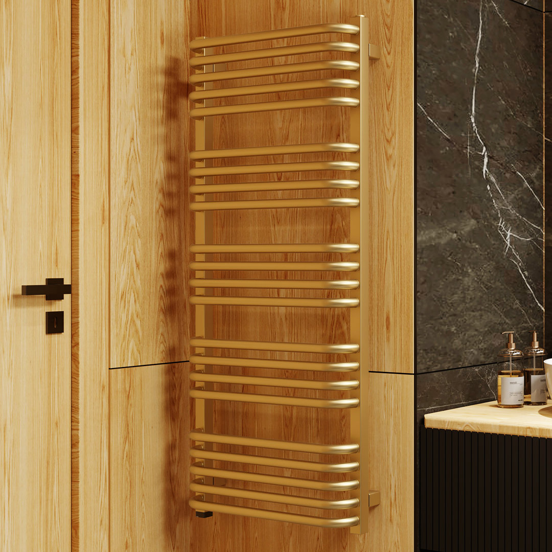 Alex One Brass Electric Towel Rail