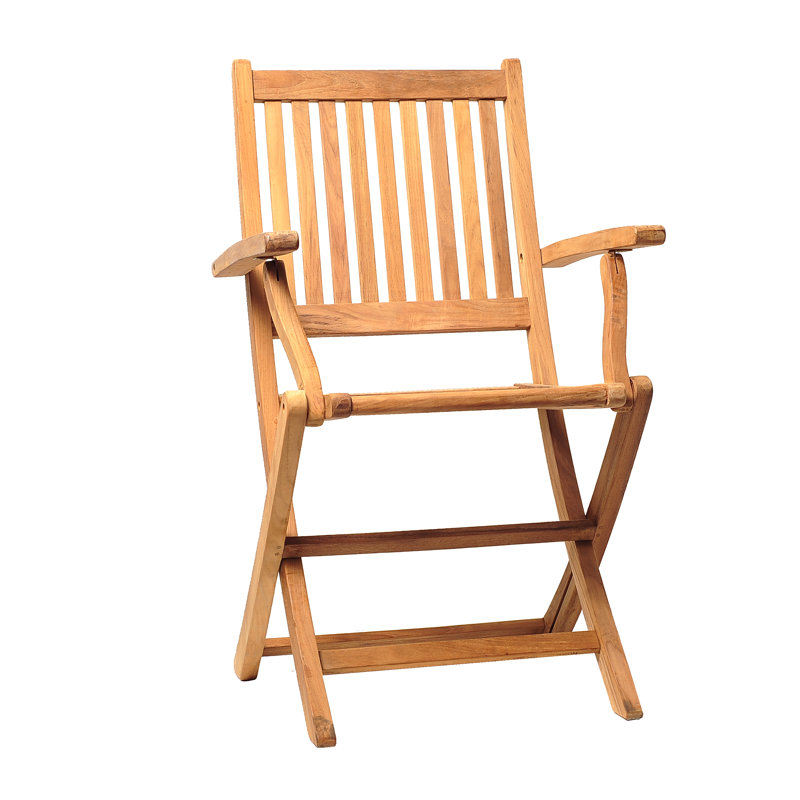 Chaise pliante en bois (ensemble de 2)