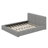Queen Size Upholstered Grounded Bed With Velvet Fabric-102533748