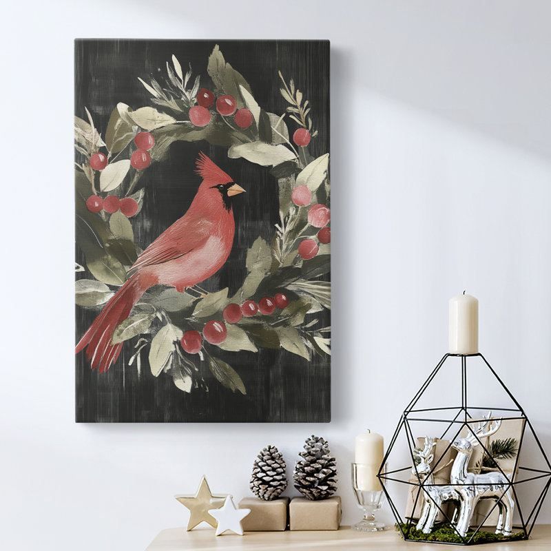 Art des Fêtes de Noël - Toile tendue avec châssis XXIX, H 48 po x l 32 po