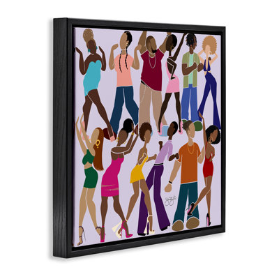 Cadre flottant Peace Fashion & Dancing, design par Sierra Siler