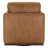 Bobbi Upholstered Top Grain Genuine Leather Upholstered Swivel Armchair-117798968