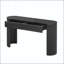 Console moderne avec design cannelé et plateau ovale-1488101583