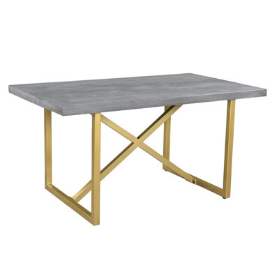 Ensemble de salle à manger en bois massif 4 pièces Hessle