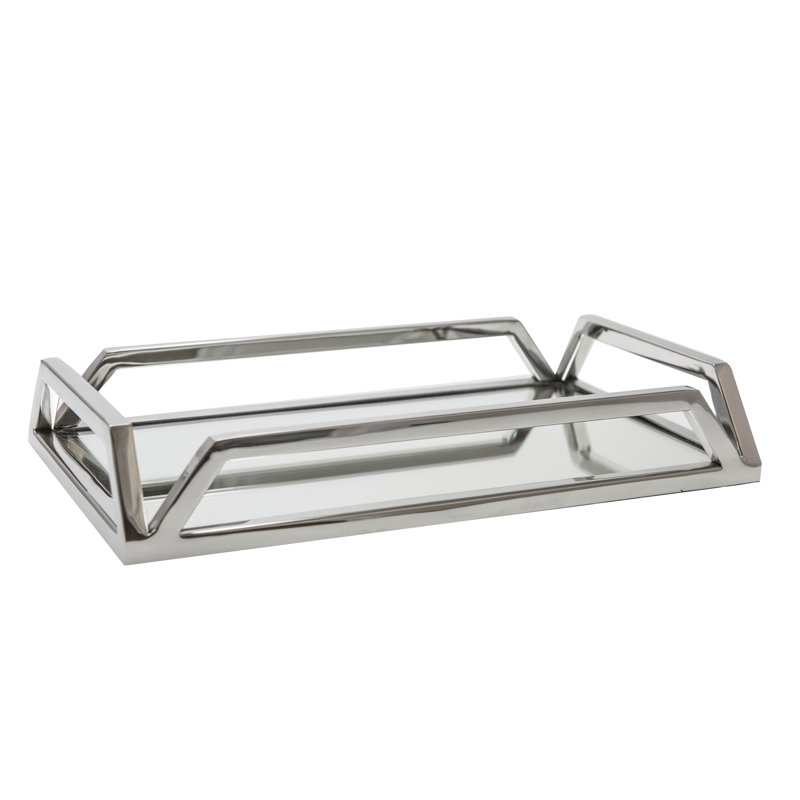 Metal Tray, 4.5cm H x 40.5cm W x 25.5cm D
