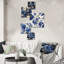 Ensemble de 5 décorations murales florales Marlborough