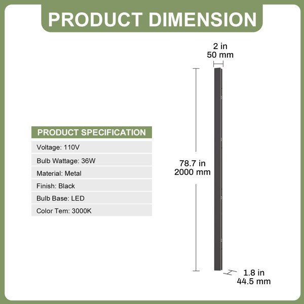 Product Dimensions