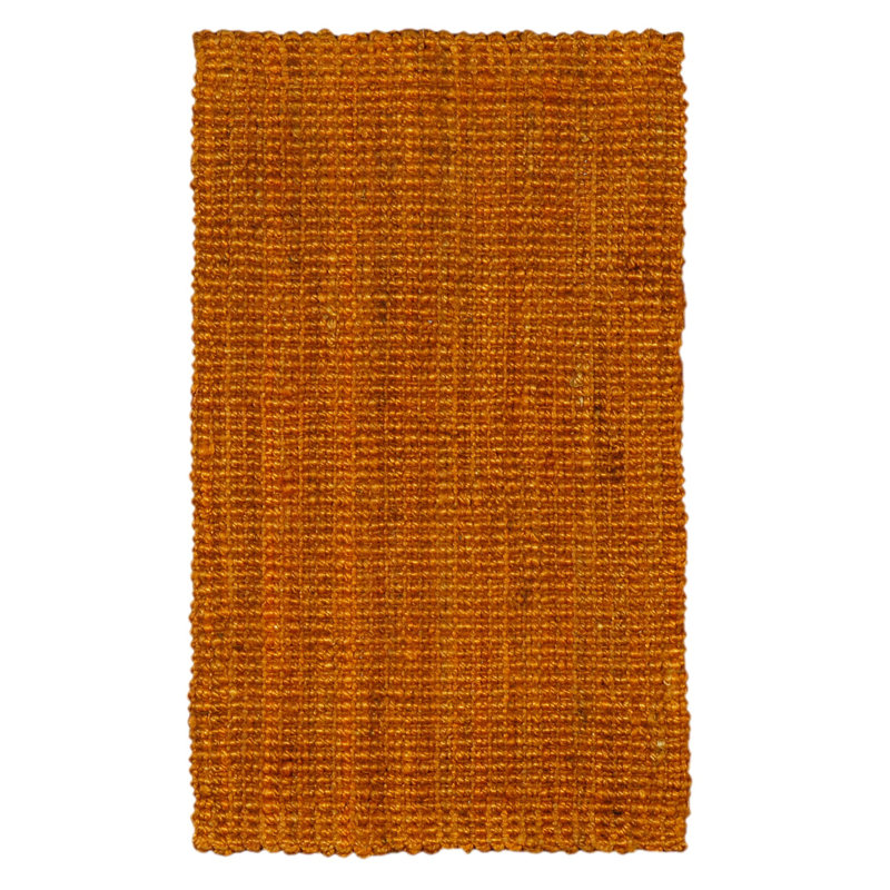 Shipman Solid Colour Jute / Sisal Hand Woven Area Rug, Rectangle 160 x 240cm
