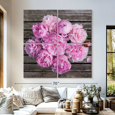 Harnek Bouquet Of Pink Peonies