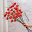 10 pièces de fleurs artificielles, 21,65 po Azalea Simulation Flower Décoration, pour vase d'intérieur-429183579