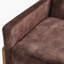 Fauteuil d'appoint capitonné avec accoudoirs carrés et coussin confortable, idéal pour ajouter style et confort à tout espace-307568911