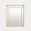 Gilded Roped Rectangle Beveled Mirror