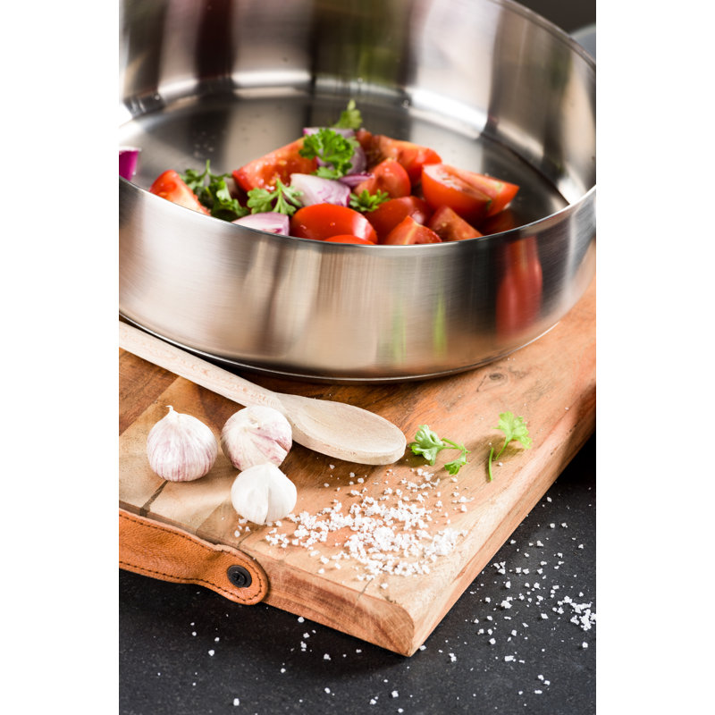 STILE By PININARINA Stainless Steel Non-Stick Frying Pan, 9.5" W