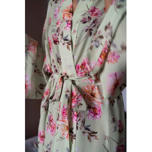 Rayon From Bamboo Girl / Woman+ Mid-Calf Bathrobe with Pockets