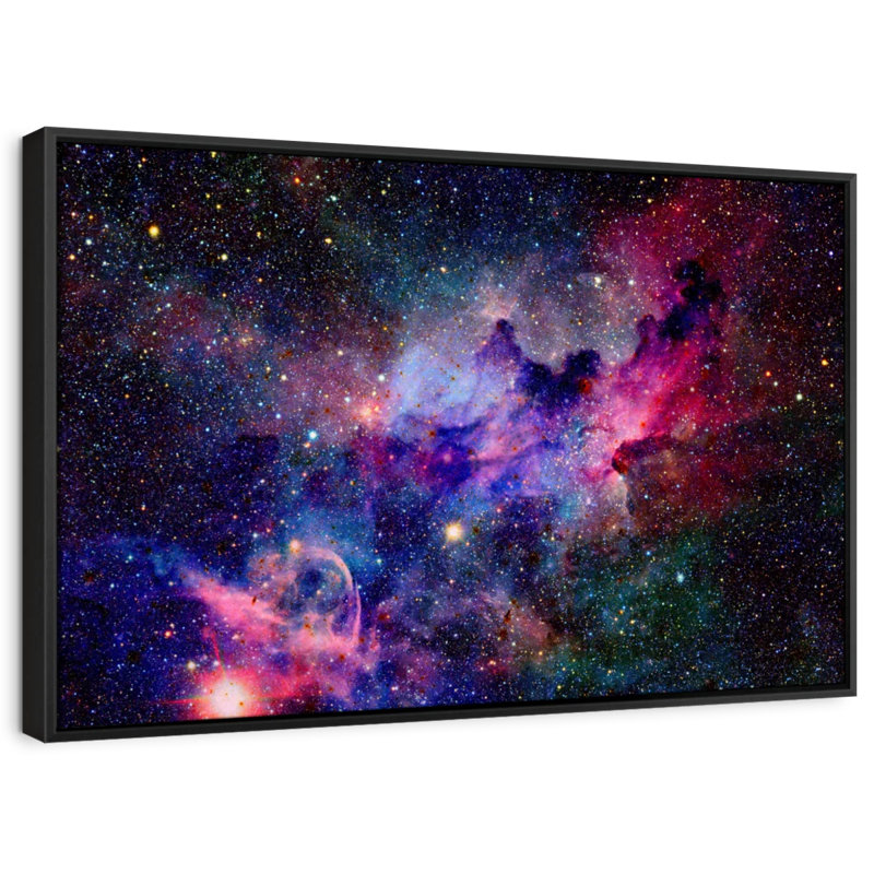 Impression sur toile Galaxy Galaxy Nebula, H 13 po x l 19 po
