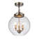 Brason 3 - Light 11.8" Simple Globe Semi Flush Mount