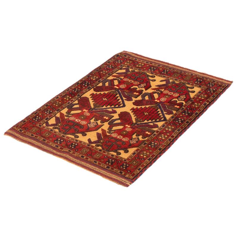 Tapis tadjik brun clair 3 pi 0 po x 4 pi 5 po