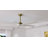  60inch 5 Solid Wood Blades Ceiling Fan Noiseless DC Motor 6 Speed Timer With Remote, Nickel-1079454469-1079454466