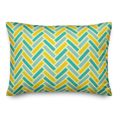 Herringbone Rectangular Pillow Cover & Insert