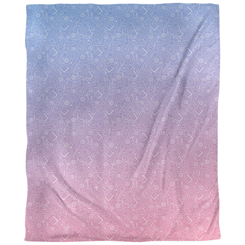 Housse de couette Katelyn Elizabeth, Microfibre, Housse de couette simple TG, Bleu / Rose