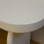 47.24"White Oval Manufactured Wood desks-108074689
