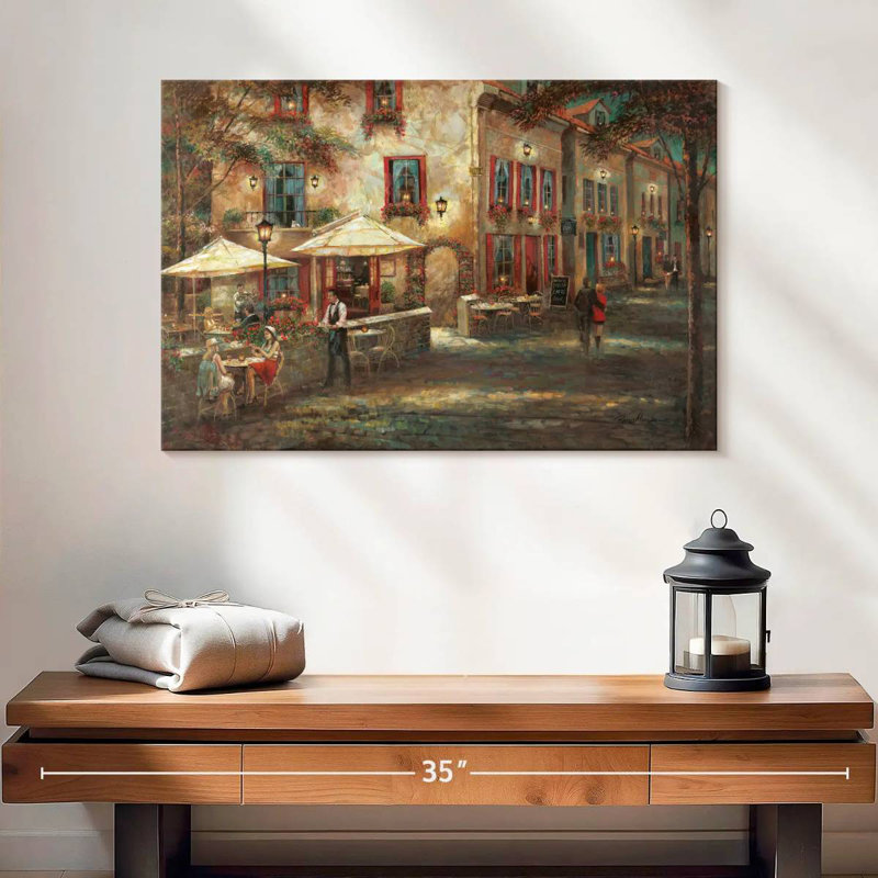Sireci Courtyard Cafe, 16" H x 24" W