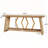 70.86-Inch 2-Tier Console Sofa Table - Thickened Legs